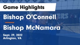 Bishop O'Connell  vs Bishop McNamara  Game Highlights - Sept. 29, 2022