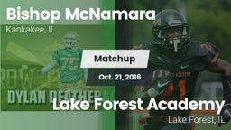 Matchup: Bishop McNamara vs. Lake Forest Academy  2016