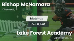 Matchup: Bishop McNamara vs. Lake Forest Academy  2016