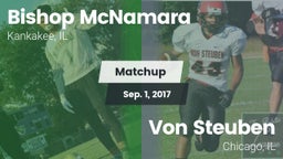 Matchup: Bishop McNamara vs. Von Steuben  2017