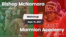 Matchup: Bishop McNamara vs. Marmion Academy  2017