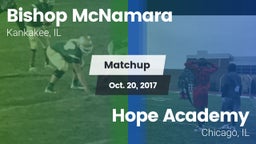 Matchup: Bishop McNamara vs. Hope Academy  2017