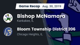 Recap: Bishop McNamara  vs. Bloom Township  District 206 2019