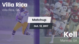 Matchup: Villa Rica vs. Kell  2017