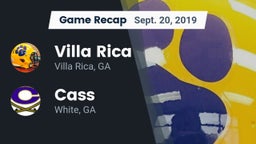 Recap: Villa Rica  vs. Cass  2019