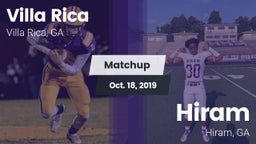 Matchup: Villa Rica vs. Hiram  2019