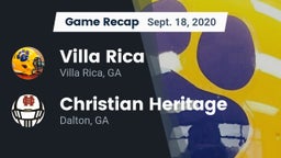 Recap: Villa Rica  vs. Christian Heritage  2020