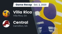 Recap: Villa Rica  vs. Central  2020