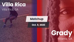 Matchup: Villa Rica vs. Grady  2020