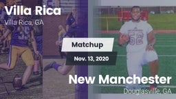 Matchup: Villa Rica vs. New Manchester  2020