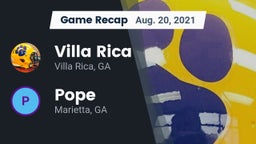 Recap: Villa Rica  vs. Pope  2021
