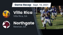 Recap: Villa Rica  vs. Northgate  2021