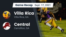 Recap: Villa Rica  vs. Central  2021