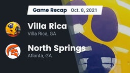 Recap: Villa Rica  vs. North Springs  2021