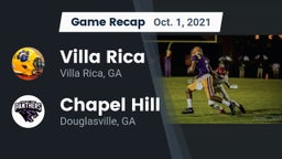 Recap: Villa Rica  vs. Chapel Hill  2021