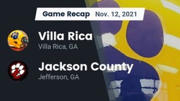 Recap: Villa Rica  vs. Jackson County  2021