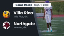 Recap: Villa Rica  vs. Northgate  2023