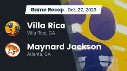 Recap: Villa Rica  vs. Maynard Jackson  2023