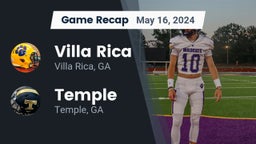 Recap: Villa Rica  vs. Temple  2024