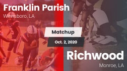 Matchup: Franklin Parish vs. Richwood  2020