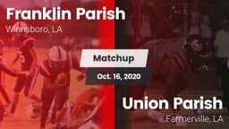 Matchup: Franklin Parish vs. Union Parish  2020