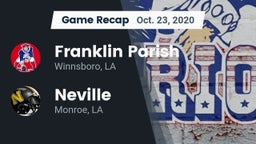 Recap: Franklin Parish  vs. Neville  2020