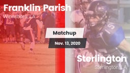 Matchup: Franklin Parish vs. Sterlington  2020