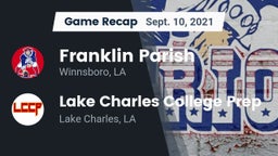Recap: Franklin Parish  vs. Lake Charles College Prep 2021