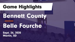 Bennett County  vs Belle Fourche  Game Highlights - Sept. 26, 2020
