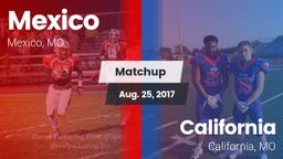 Matchup: Mexico  vs. California  2017