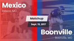 Matchup: Mexico  vs. Boonville  2017