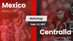 Matchup: Mexico  vs. Centralia  2017