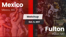 Matchup: Mexico  vs. Fulton  2017