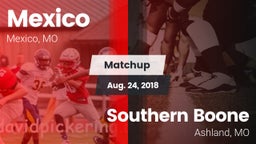 Matchup: Mexico  vs. Southern Boone  2018