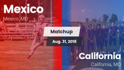 Matchup: Mexico  vs. California  2018