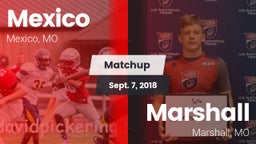 Matchup: Mexico  vs. Marshall  2018
