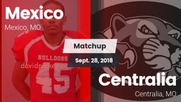 Matchup: Mexico  vs. Centralia  2018