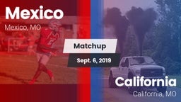 Matchup: Mexico  vs. California  2019