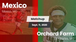 Matchup: Mexico  vs. Orchard Farm  2020