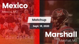 Matchup: Mexico  vs. Marshall  2020