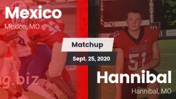 Matchup: Mexico  vs. Hannibal  2020