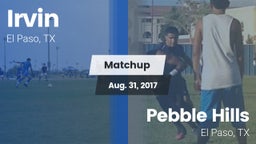 Matchup: Irvin  vs. Pebble Hills  2017