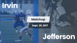 Matchup: Irvin  vs. Jefferson  2017