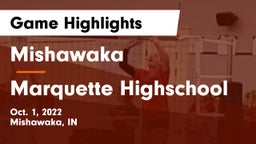 Mishawaka  vs Marquette Highschool Game Highlights - Oct. 1, 2022