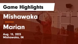 Mishawaka  vs Marian  Game Highlights - Aug. 15, 2023