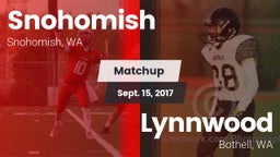 Matchup: Snohomish High vs. Lynnwood  2017