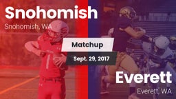 Matchup: Snohomish High vs. Everett  2017