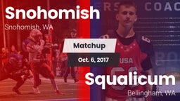 Matchup: Snohomish High vs. Squalicum  2017