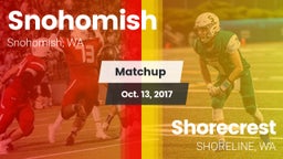 Matchup: Snohomish High vs. Shorecrest  2017
