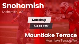 Matchup: Snohomish High vs. Mountlake Terrace  2017